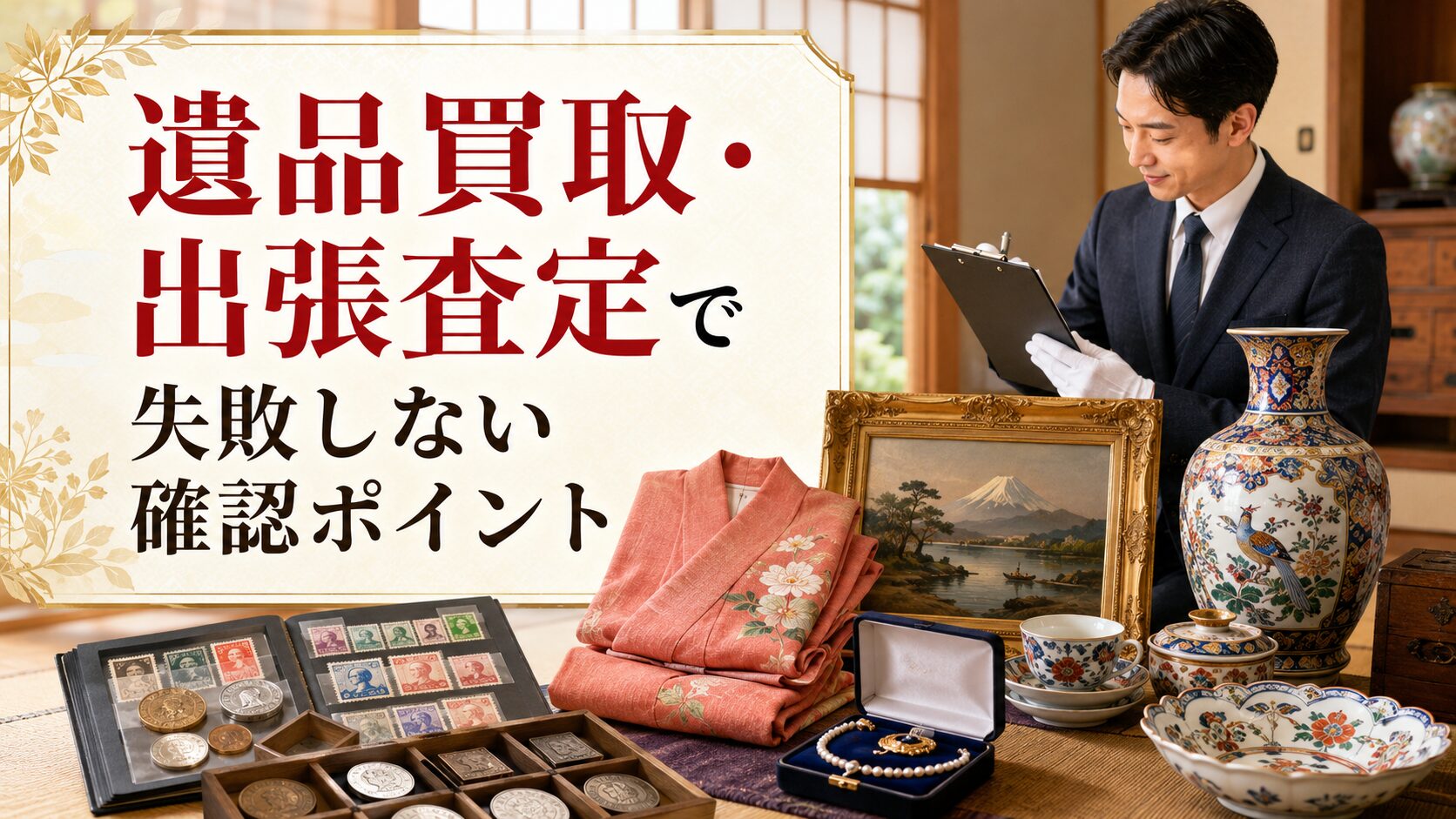 遺品買取・出張査定で失敗しない確認ポイント