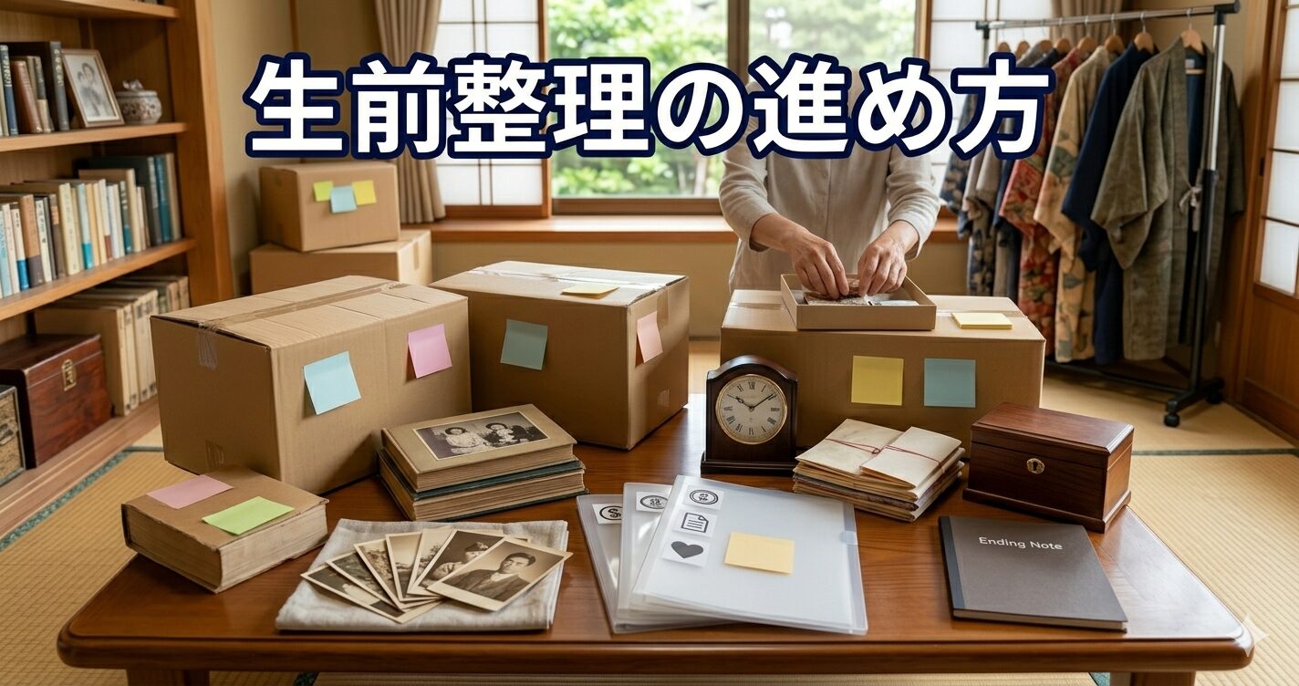 生前整理の進め方