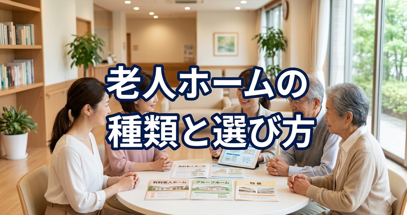 老人ホームの種類と選び方